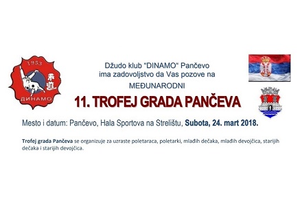 Džudo turnir Trofej Grada Pančeva 2018